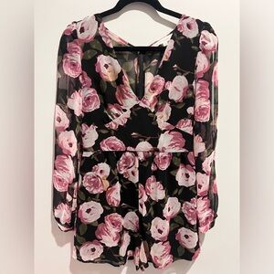 BCBGeneration floral romper in size 8